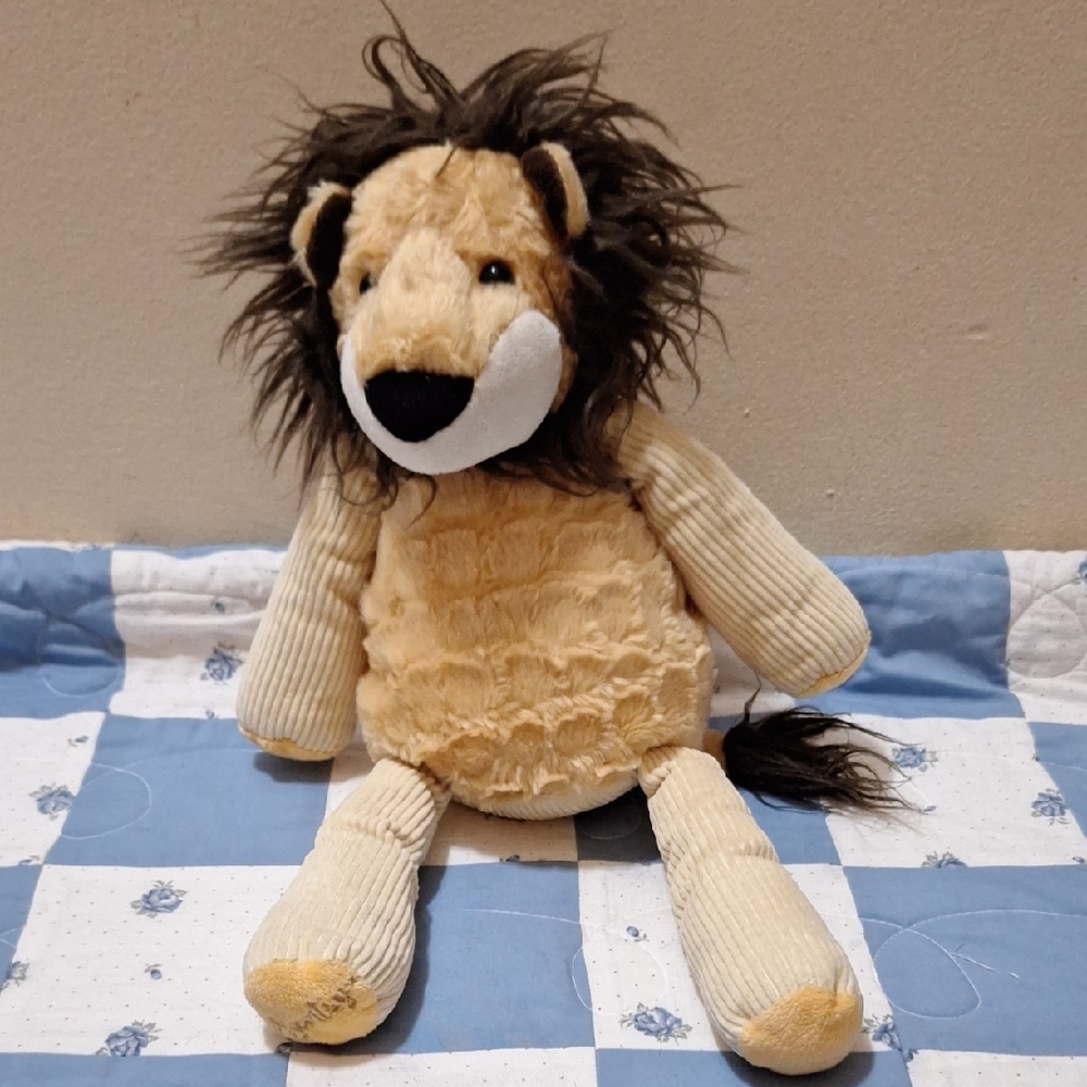 Scentsy Plush Lion Toy - Cream and Brown